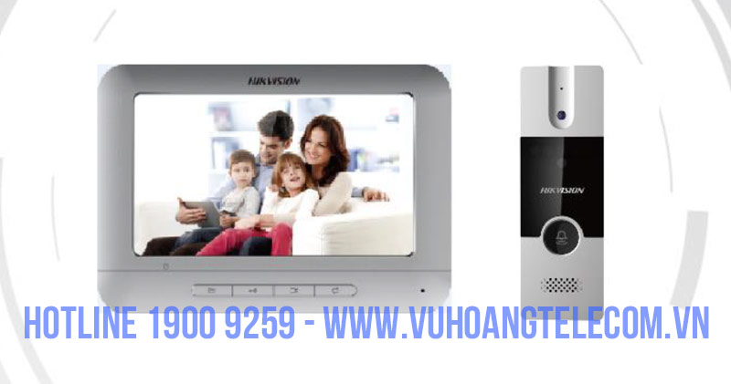 Chuông cửa màn hình Analog HIKVISION DS-KIS204 chất lượng