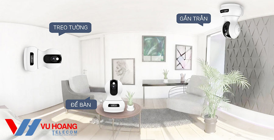 Camera IP Wifi EBITCAM E3 dễ dàng lắp đặt