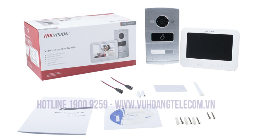 Bộ chuông cửa màn hình IP HIKVISION DS-KIS601 chất lượng