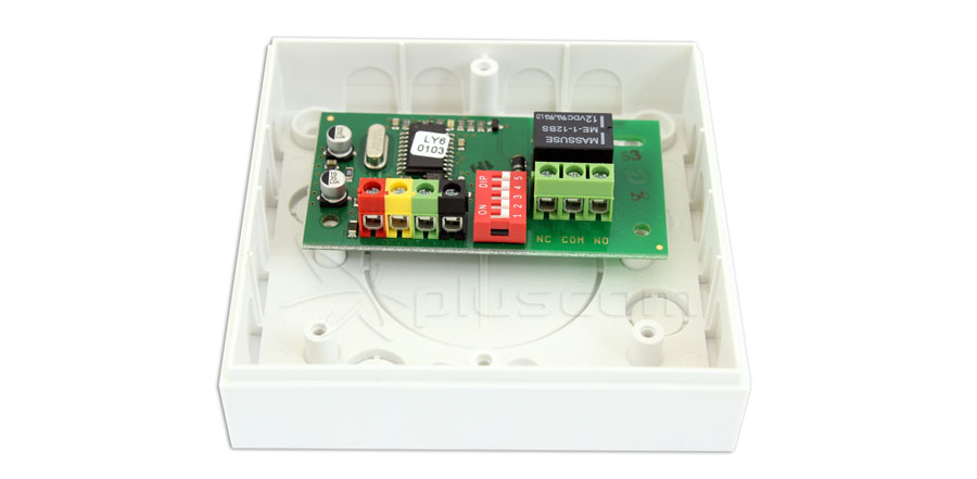 Module JA-111N lắp đặt bên trong hộp JA-190PL
