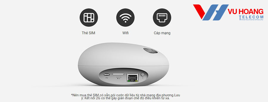 EZVIZ A1S có 3 phương thức kết nối