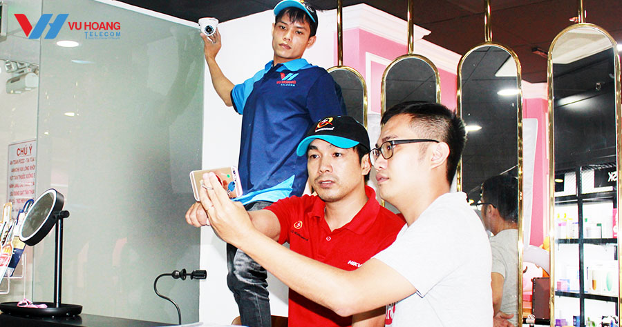 Lắp đặt camera quan sát quầy thu ngân trong shop Lắp đặt camera quan sát quầy thu ngân trong shop
