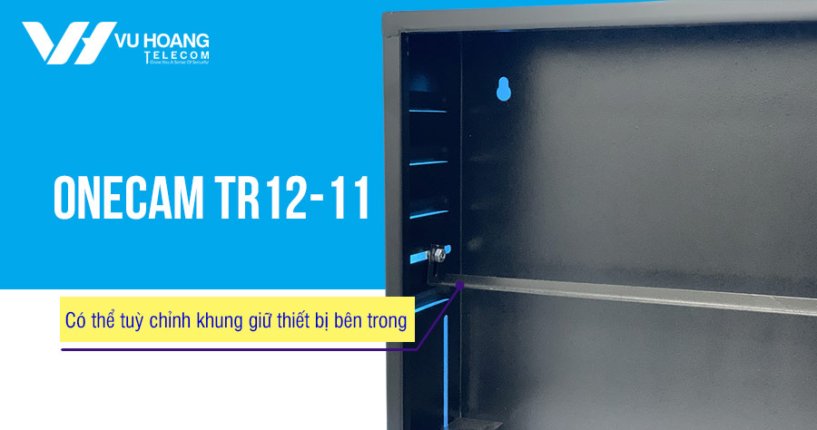 Tủ rack có khóa TR12-11 có thể tùy chỉnh khung bên trong