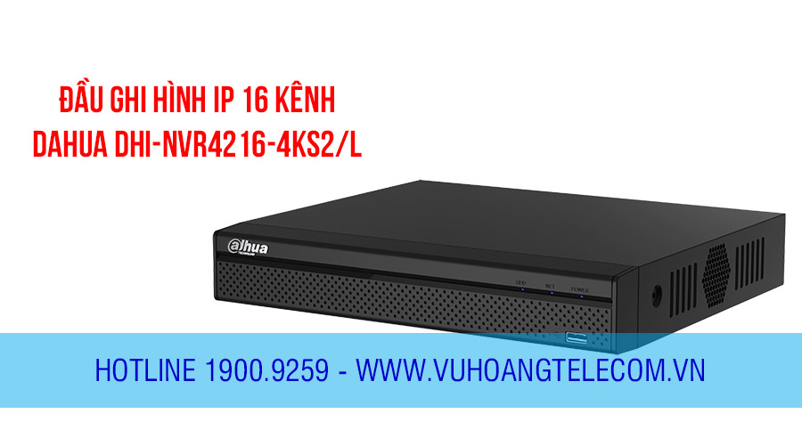 Đầu ghi IP 16 kênh DAHUA DHI-NVR4216-4KS2/L