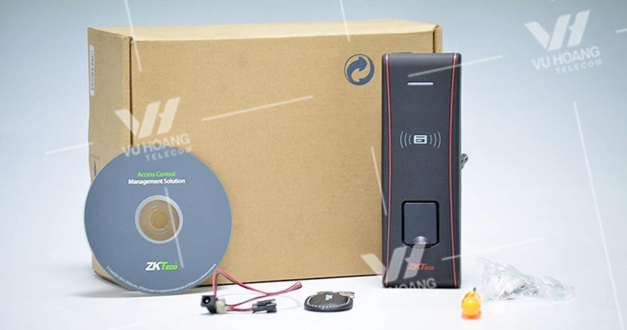 Trọn bộ thiết bị chấm công và kiểm soát ra vào ZKTECO F16