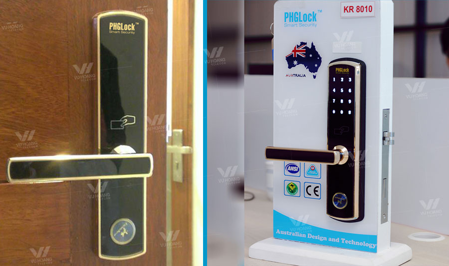 Khóa cửa cho căn hộ PHGLOCK KR8010
