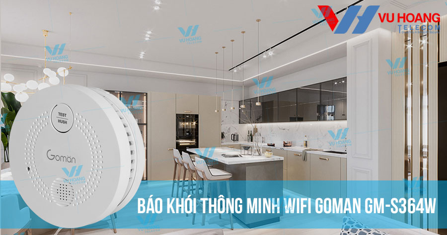 Báo khói thông minh WIFI GOMAN GM-S364W giá rẻ
