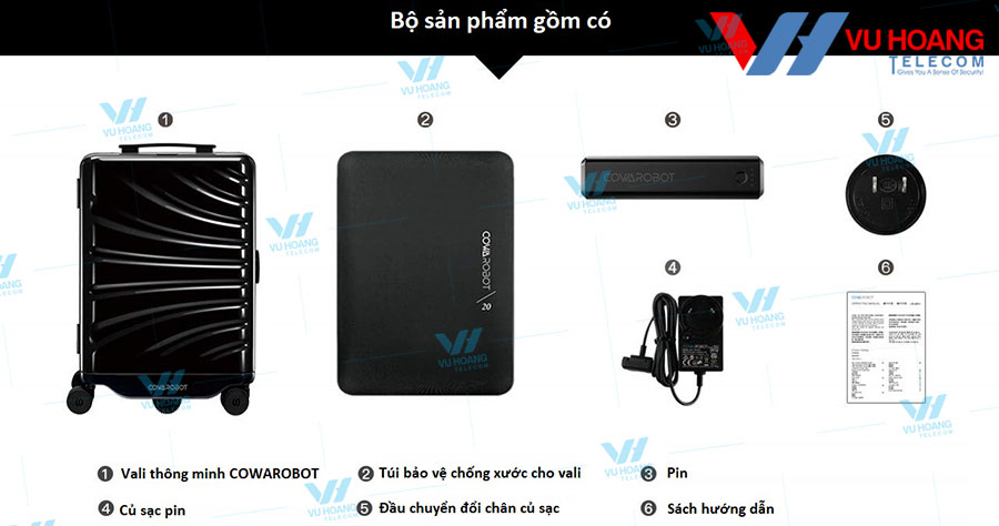 Trọn bộ vali COWA ROBOT HT-CR001