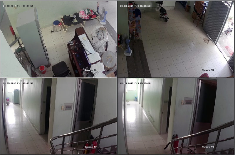 Lắp đặt camera IP KBONE KN-B21FL 2mp thực tế