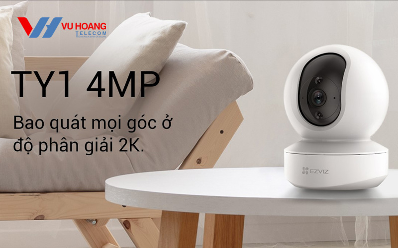 TY1 4MP bao quát mọi góc ở độ phân giải 2K