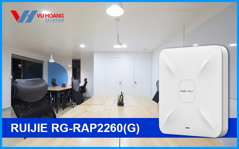 Bán bộ phát Wifi ốp trần hoặc gắn tường RUIJIE RG-RAP2260(G) giá rẻ