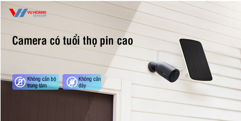 Camera có tuổi thọ pin cao