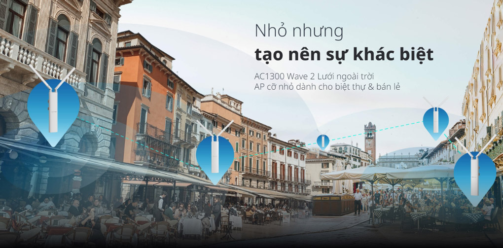 Bán bộ phát Wifi lắp ngoài trời RUIJIE RG-RAP52-OD giá rẻ