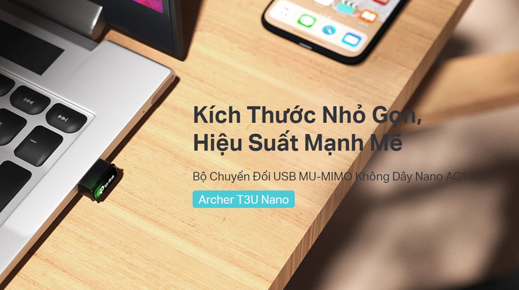 Bán bộ chuyển đổi USB Wifi TP-Link Archer T3U Nano giá rẻ