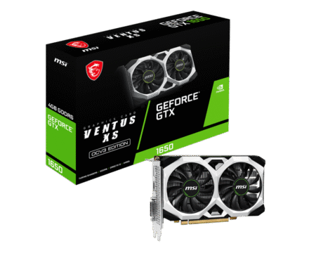 VGA MSI GeForce GTX 1650 D6 VENTUS XS OCV3 4GB DDR6 GTX-1650-D6-VENTUS-XS-OCV3