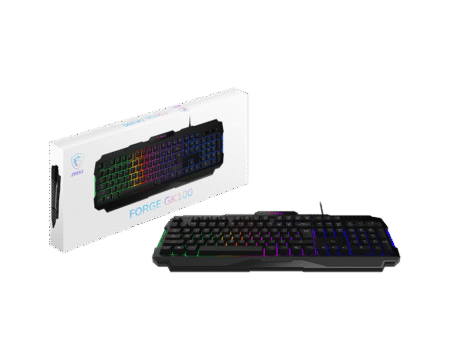 (Quà tặng) Bàn phím gaming MSI FORGE GK100