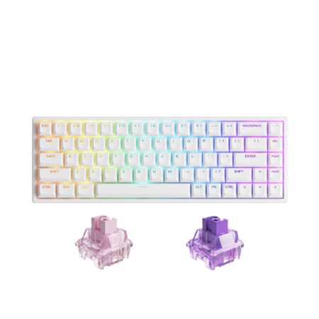 Bàn phím cơ AKKO 3068 v2 RGB White (Akko CS Sw)