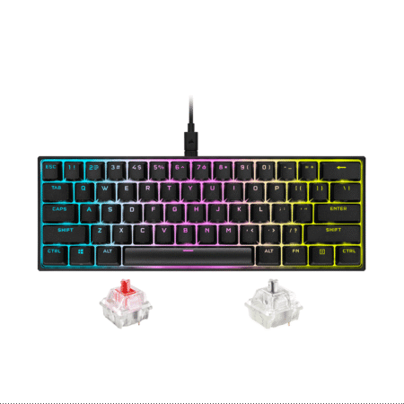 Bàn phím cơ Corsair K65 RGB MINI Mx Red/Mx Speed