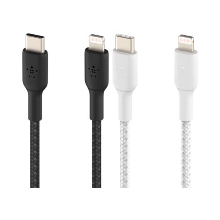 Cáp Belkin BoostCharge MFi USB-C to Lightning 30W 2M Vỏ Dù