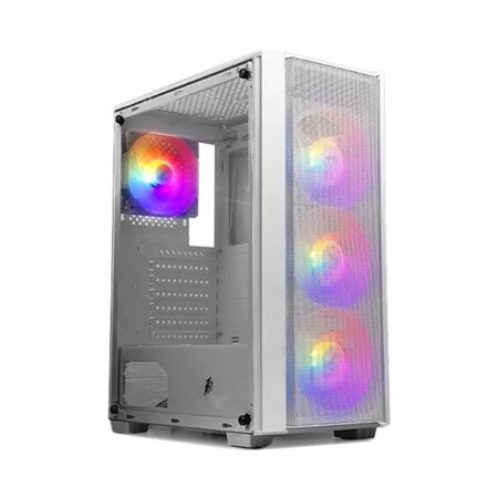 Case máy tính 1STPLAYER V4 White V4-WH-4F1-W