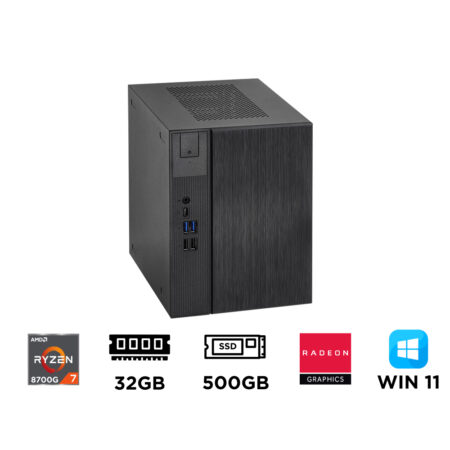 Mini PC ASRock DeskMeet X600 ST-AX8700G (Ryzen 7 8700G, Ram DDR5, SSD 500GB, Win 11)