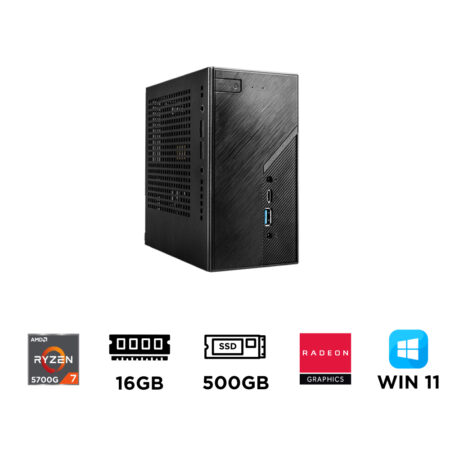 Mini PC ASRock DeskMini X300 ST-AX35700G (Ryzen 7 5700G, Ram DDR4, SSD 500GB, Win 11)