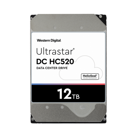 HDD WD Ultrastar HC520 12TB 3.5 inch SATA Ultra 512E SE HE123 256MB Cache 7200RPM HUH721212ALE604