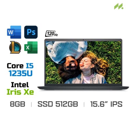 Laptop Dell Inspiron 15 3520 N3520-i5U085W11BLU (i5-1235U, Iris Xe Graphics, Ram 8GB DDR4, SSD 512GB, 15.6 Inch IPS FHD 120Hz, Win 11/Office HS 21)