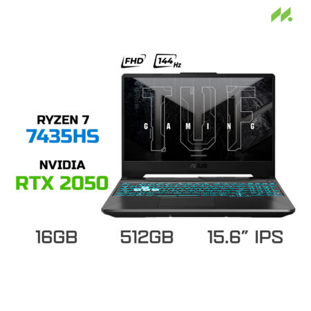 Laptop Gaming ASUS TUF Gaming A15 FA506NFR-HN075W (Ryzen 7 7435HS, RTX 2050 4GB, RAM 16GB DDR5, SSD 512GB, 15.6 Inch IPS FHD 144Hz, Win 11)