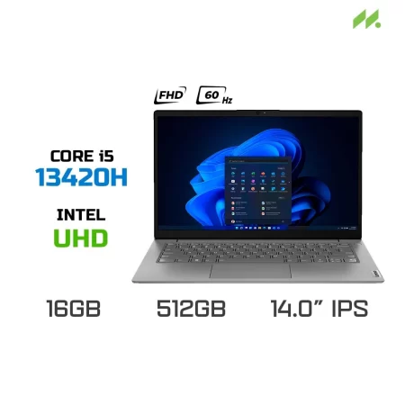 Laptop Lenovo V14 G4 IRU 83A000FNVN (i5-13420H, UHD Graphics, RAM 16GB DDR4, SSD 512GB, 14 Inch IPS FHD 60Hz)