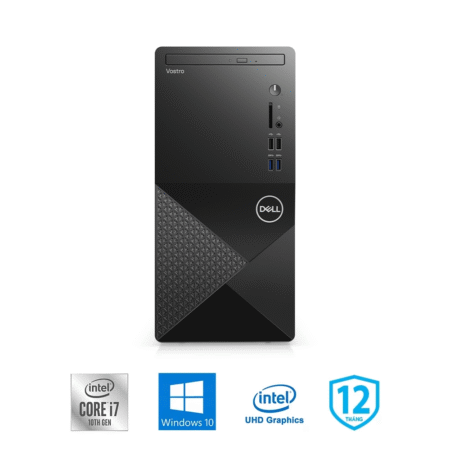 Máy bộ Dell Vostro 3888 MT MTI78105W-8G-1T (i7-10700, UHD 630, Ram 8GB, 1TB HDD, Windows 10 64-bit, USB Keyboard & Mouse)