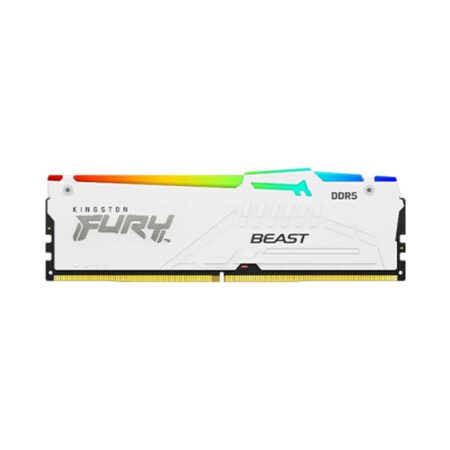Ram PC Kingston Fury Beast White RGB 16GB 5200MHz DDR5 KF552C40BWA-16