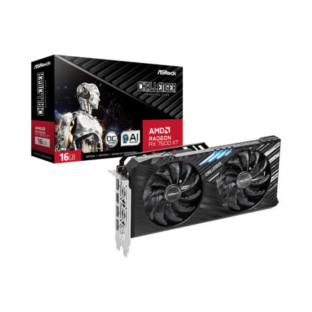 VGA ASRock Radeon RX 7600 XT Challenger 16GB OC GDDR6 RX7600XT-CL-16GO