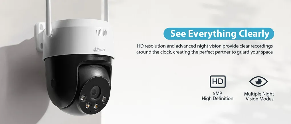 Bán camera Wifi quay quét 5MP DAHUA DH-P5AE-PV giá rẻ