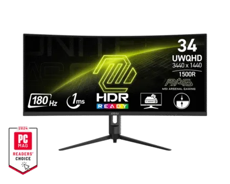 Màn hình cong MSI Optix MAG342CQR E2 34 Inch VA 2K 180Hz OPTIX-MAG342CQR-E2