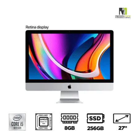 Apple iMac 27 Inch 2020 MXWT2SA/A (i5 Gen 10th, Radeon Pro 5300 4GB, Ram 8GB, SSD 256GB, 27 Inch Retina 5K)
