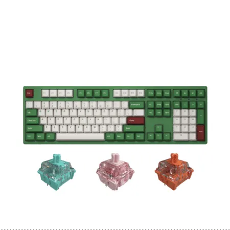 Bàn phím cơ AKKO 3108v2 DS Matcha Red Bean (Akko Sw V2)