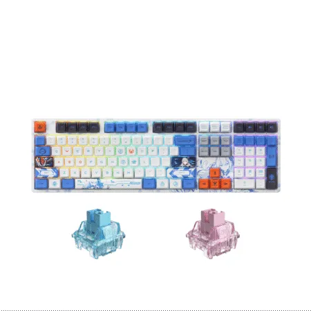 Bàn phím cơ AKKO 5108S Honkai Impact 3rd - Bronya Zaychik (Akko CS Sw)