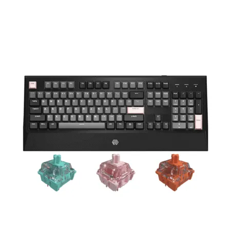 Bàn phím cơ Mojike GK1 Black Pink