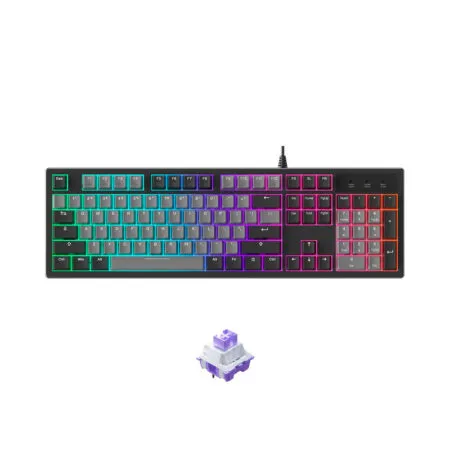 Ban Phim Co Dareu Ek104 Multi Led Grey X Black Dareu Sw 07