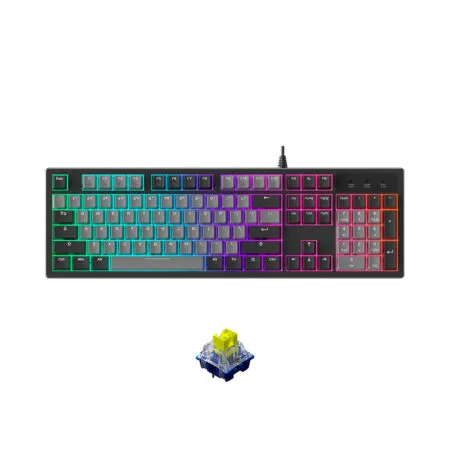 Ban Phim Co Dareu Ek104 Multi Led Grey X Black Dareu Sw 08