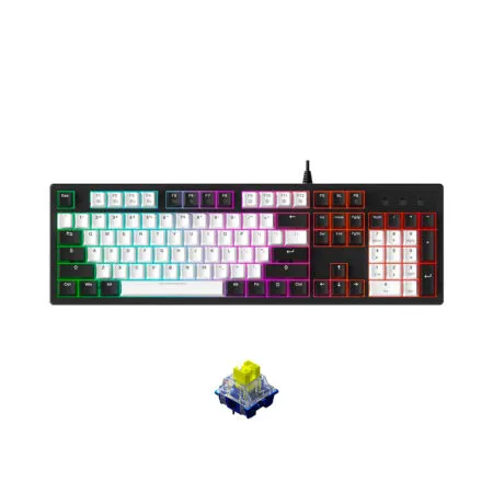 Ban Phim Co Dareu Ek104 Multi Led White X Black Dareu Sw 000 1