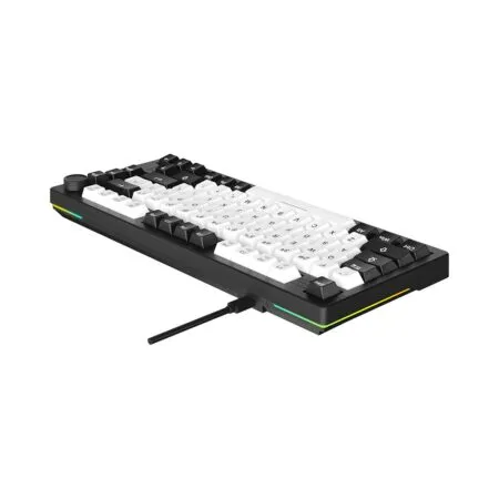 Ban Phim Co Dareu Ek75 White Black Pbt Multi Led Dareu Sw 04