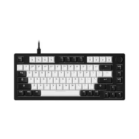 Ban Phim Co Dareu Ek75 White Black Pbt Multi Led Dareu Sw 07