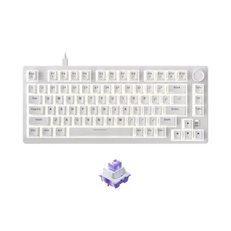 Ban Phim Co Dareu Ek75 White Led Full White Dareu Sw 4 1