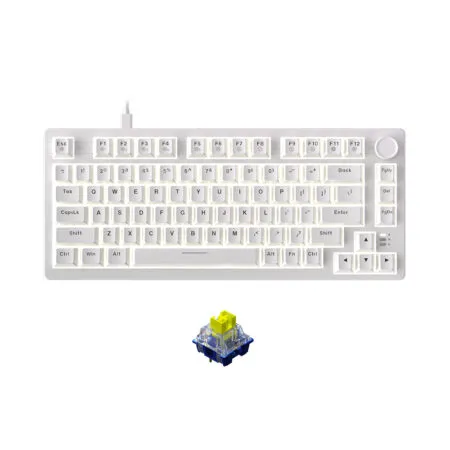 Ban Phim Co Dareu Ek75 White Led Full White Dareu Sw 5 1