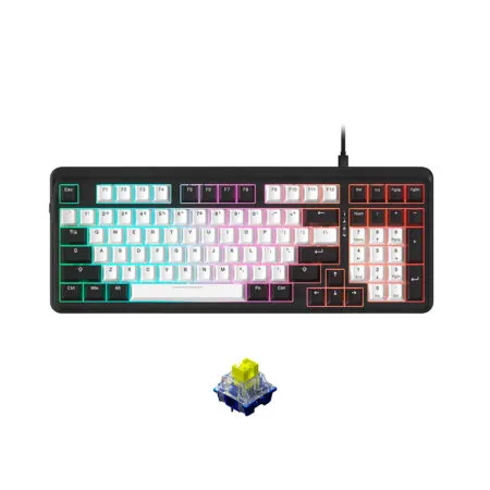 Ban Phim Co Dareu Ek98 Multi Led White X Black Dareu Sw 001 1