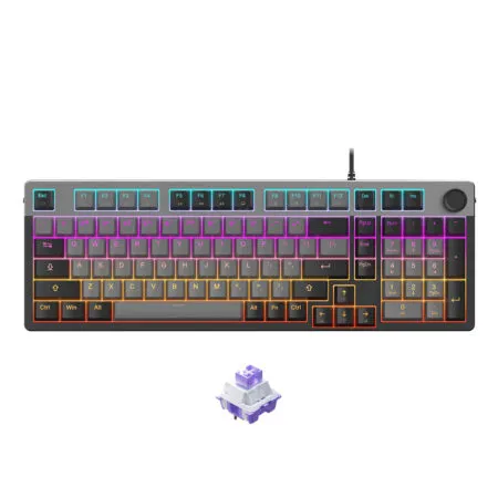 Bàn phím cơ Dareu EK98L Multi LED Grey x Black (Dareu Sw)