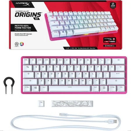 Ban Phim Co Hyperx Alloy Origins 60 Pink Hyperx Red 572y6aa 4 1