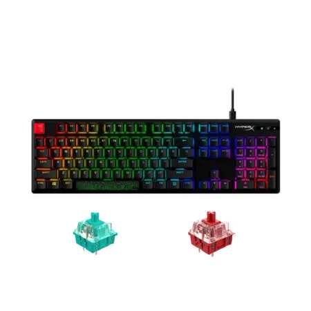 Bàn phím cơ HyperX Alloy Origins PBT RGB HyperX Red/Aqua